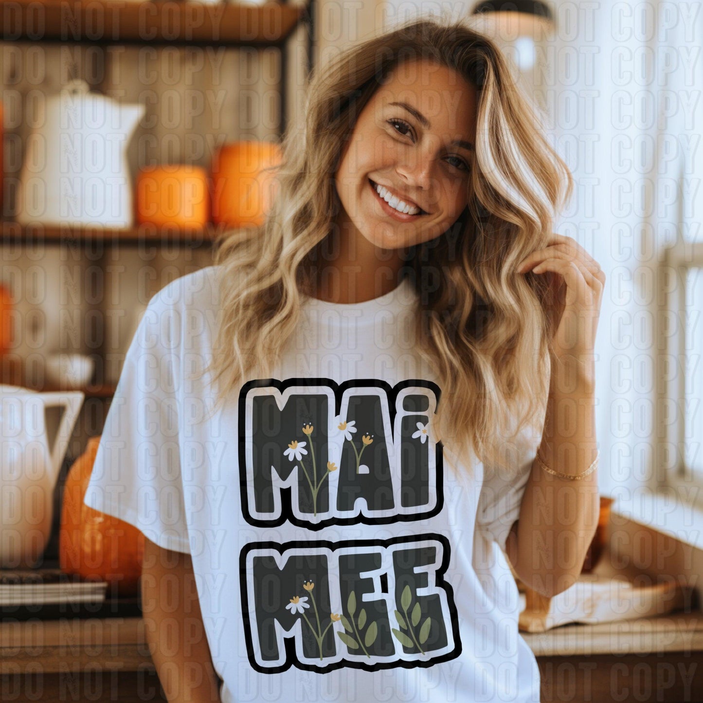 Floral Nicknames DTF Transfer