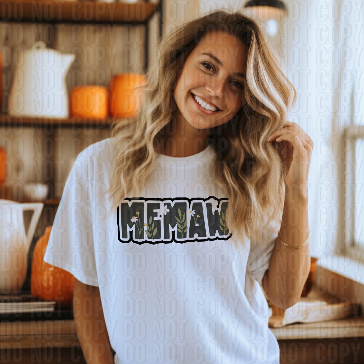 Floral Nicknames DTF Transfer