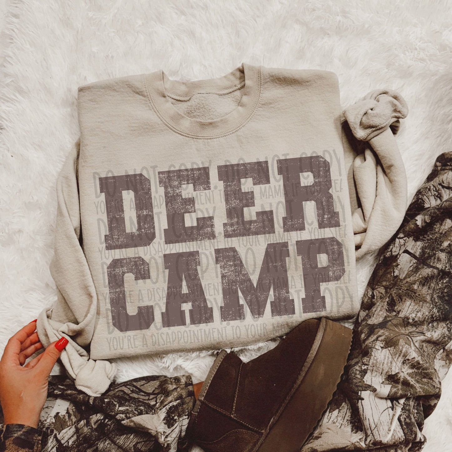 Deer Camp DTF Transfer