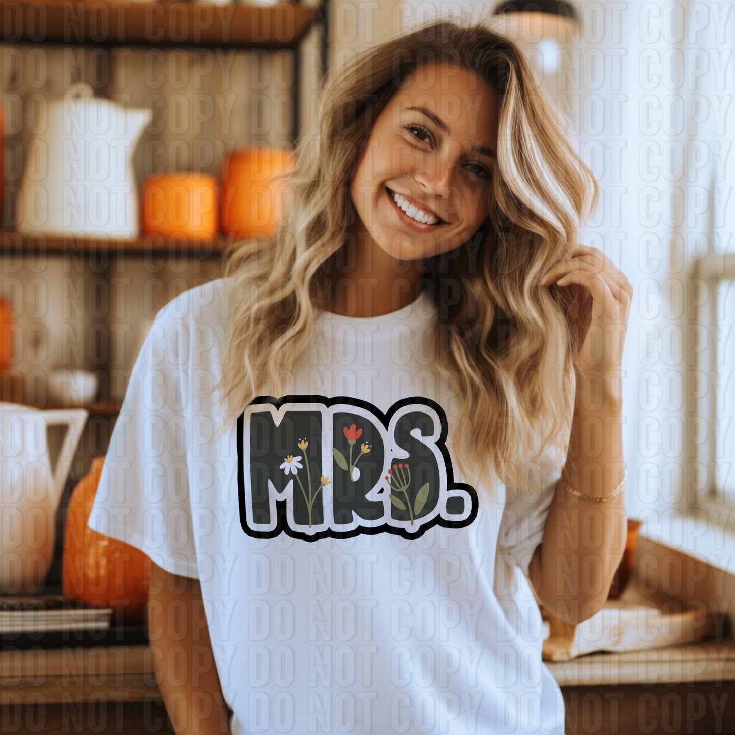 Floral Nicknames DTF Transfer