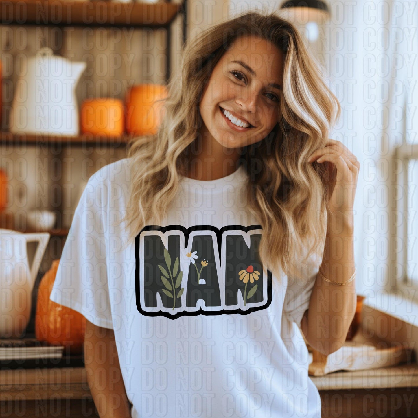 Floral Nicknames DTF Transfer