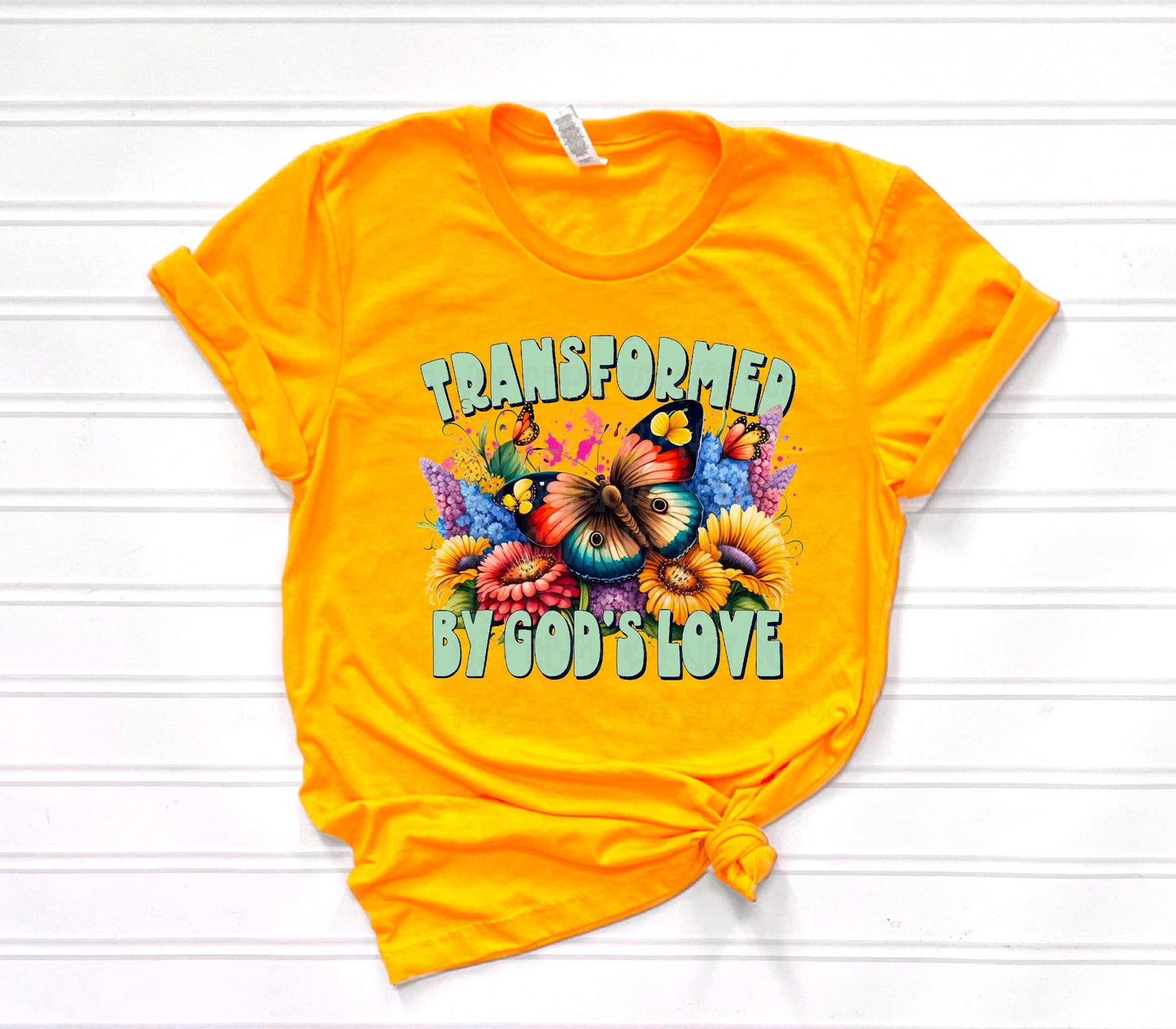 Transformed By Gods Love DTF Transfer