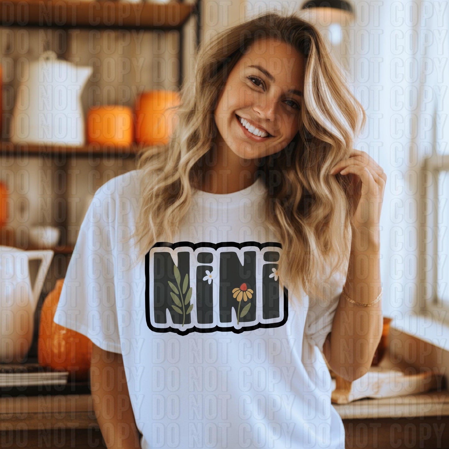 Floral Nicknames DTF Transfer