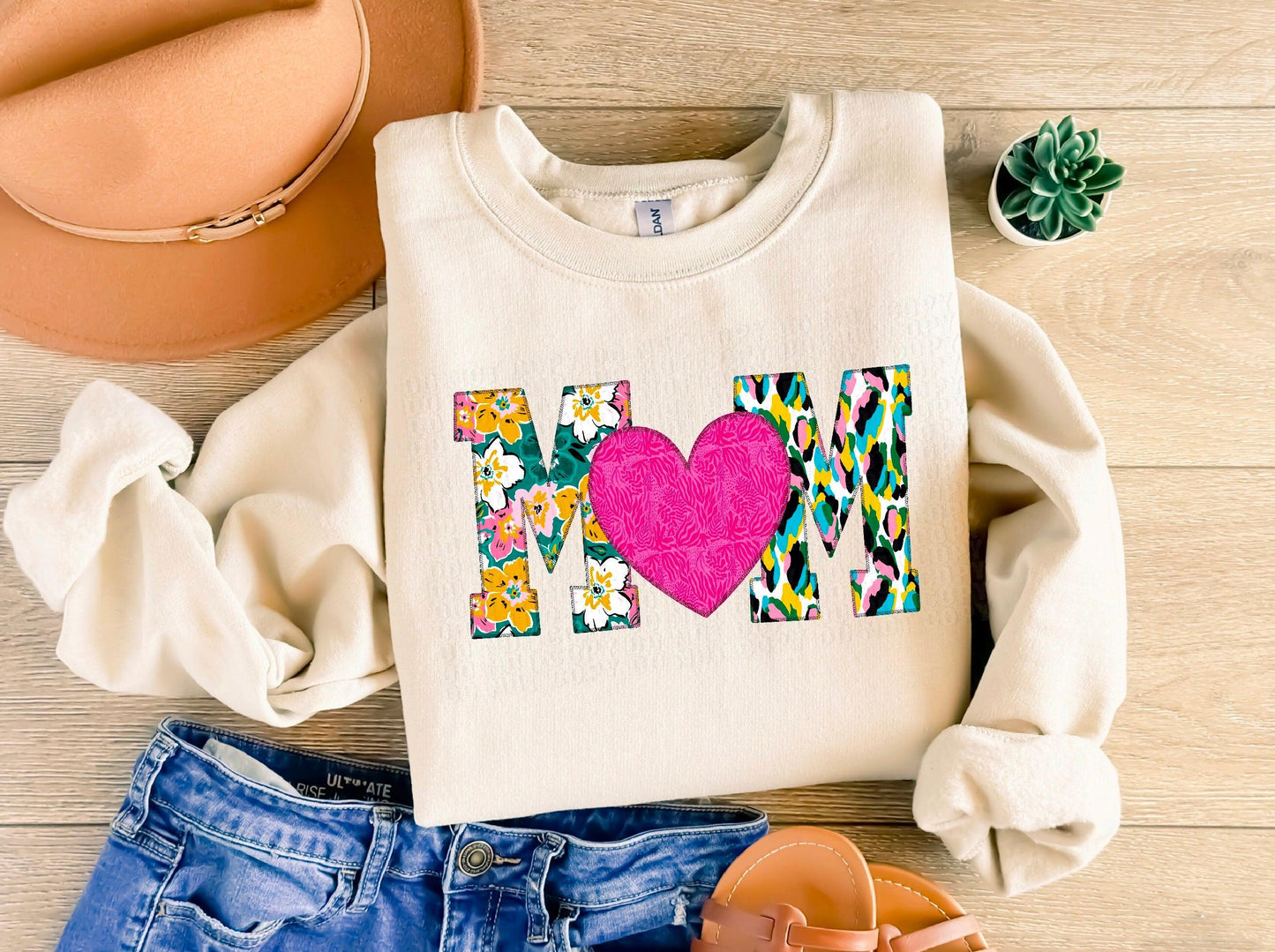 Mom Overlock Bright DTF Transfer