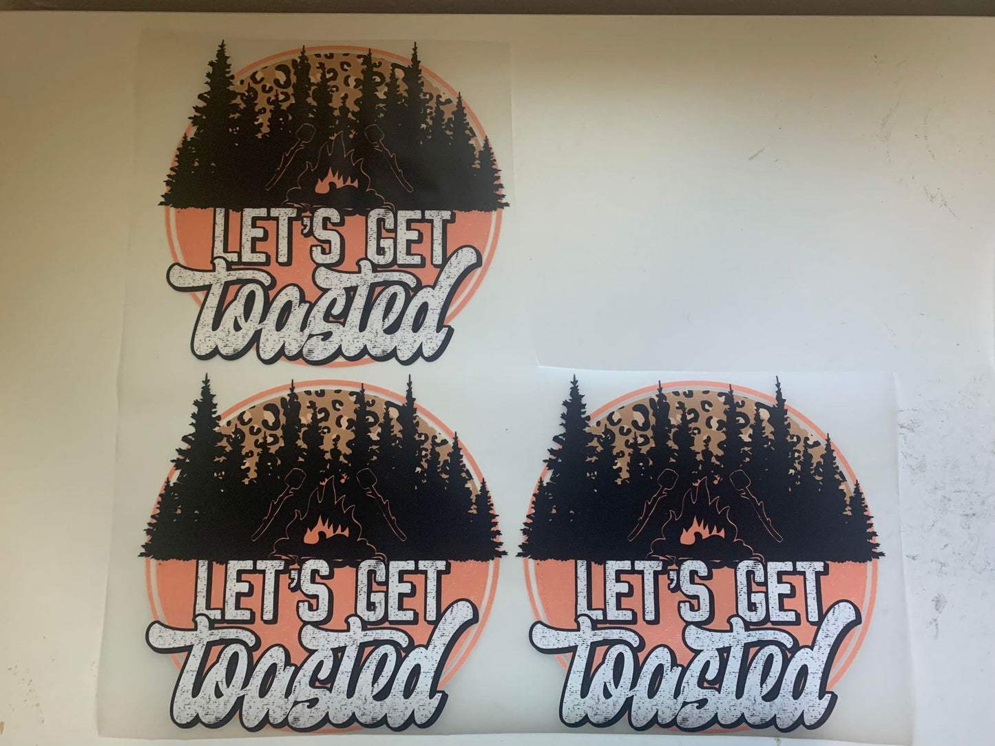 Let's Get Toasted RTS ( 3 adult transfers)