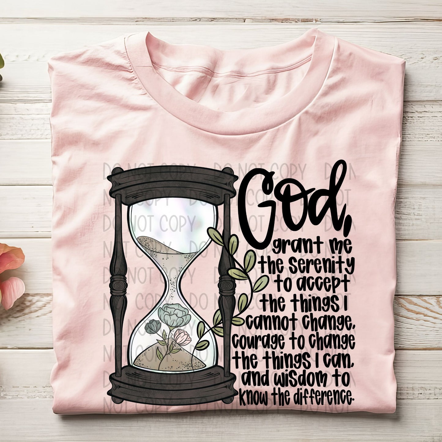 God Grant Me The Serenity DTF Transfer