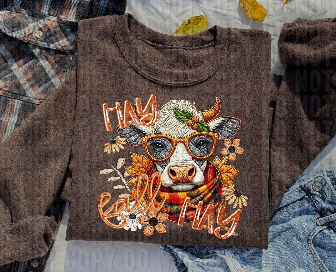 Hay Fall Hay DTF Transfer
