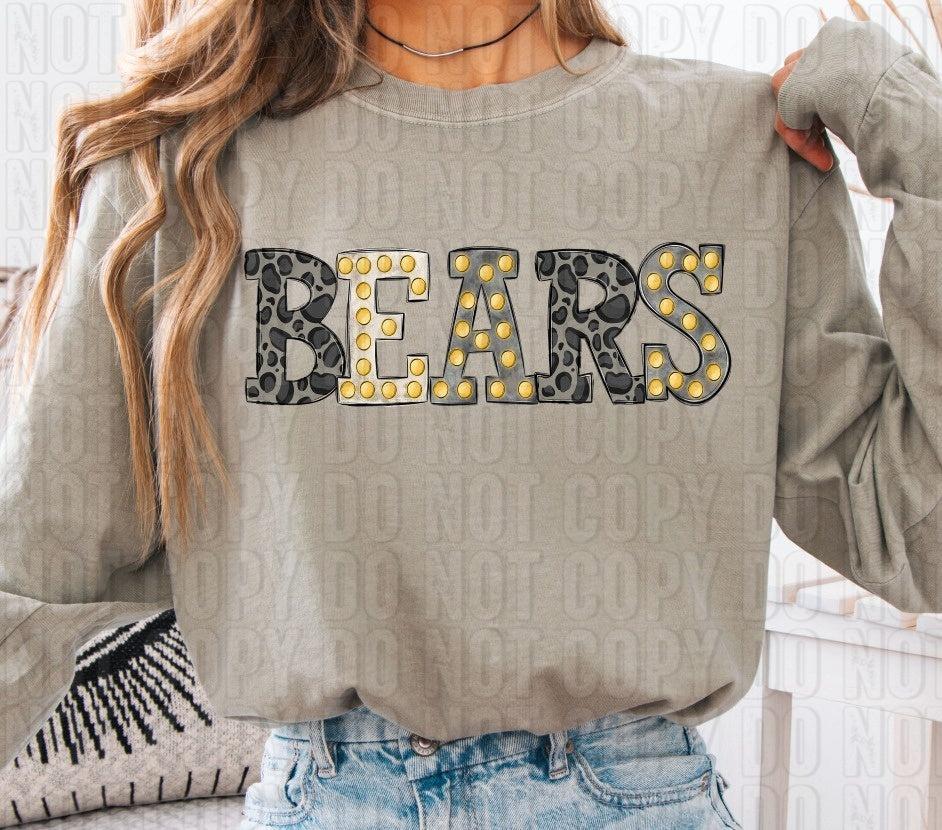 Bears - Bright Light Leopard DTF Transfer