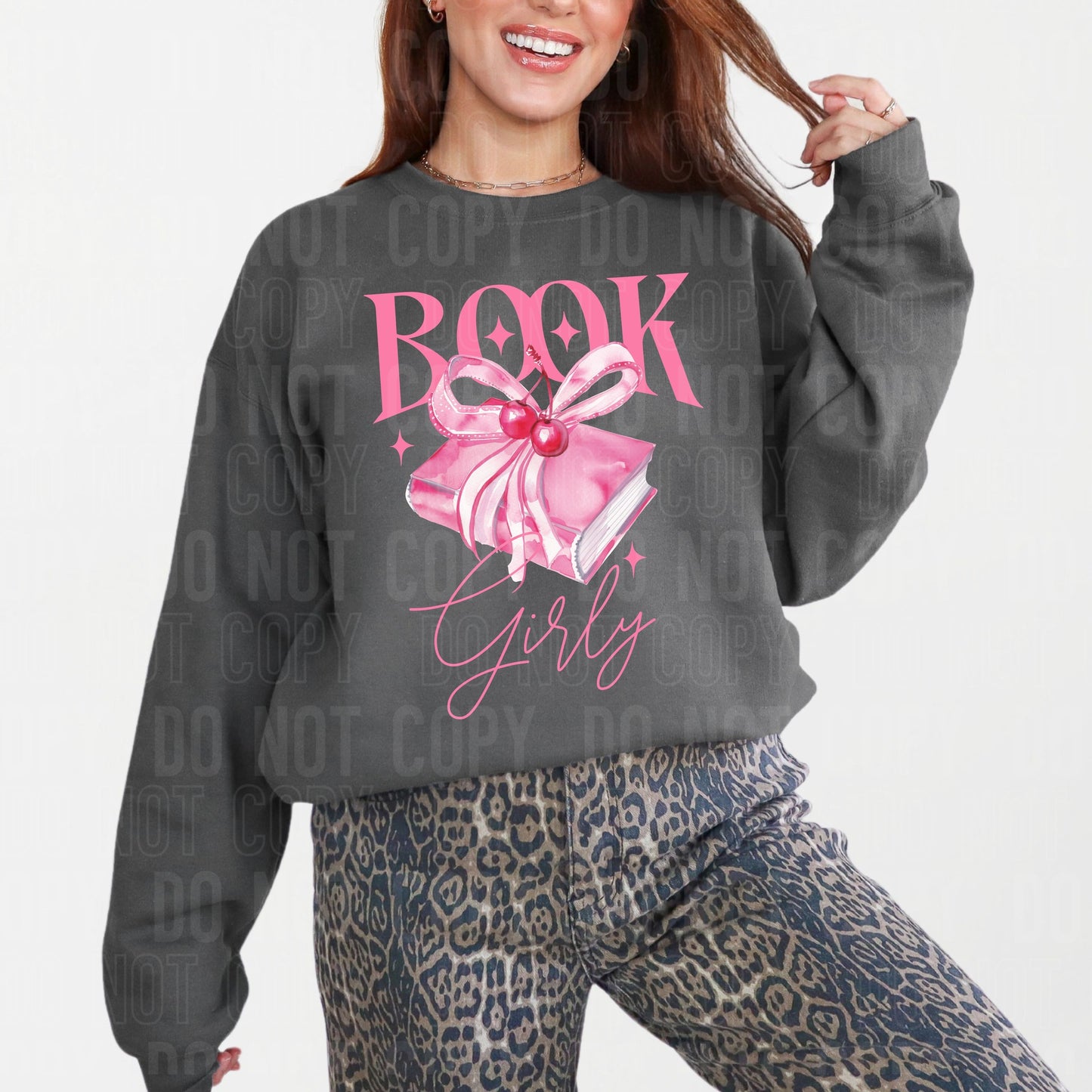 Book Girly DTF Transfer
