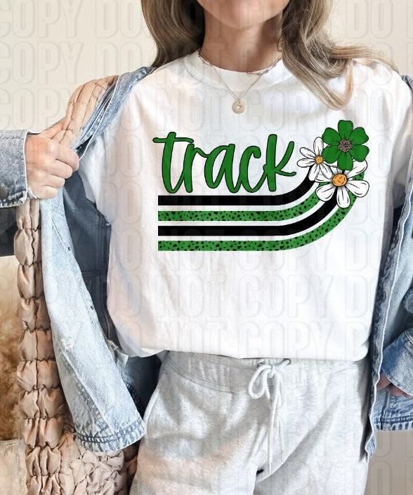 Track Green DTF Transfer