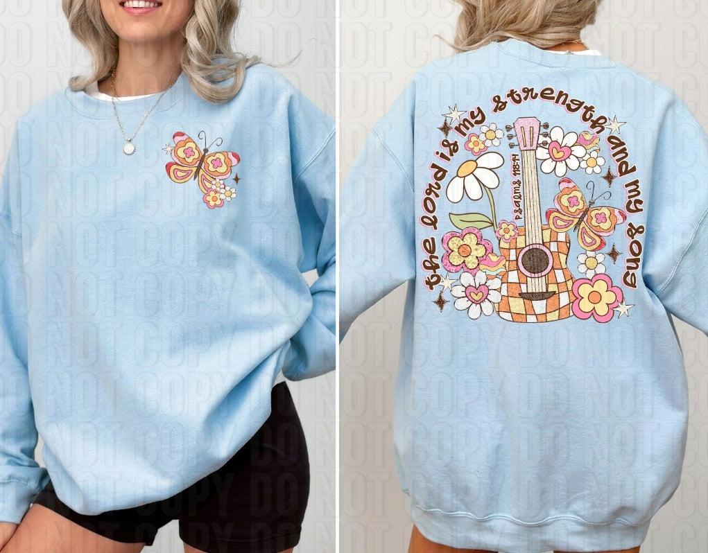 Strength And My Song Front/Back DTF Transfer