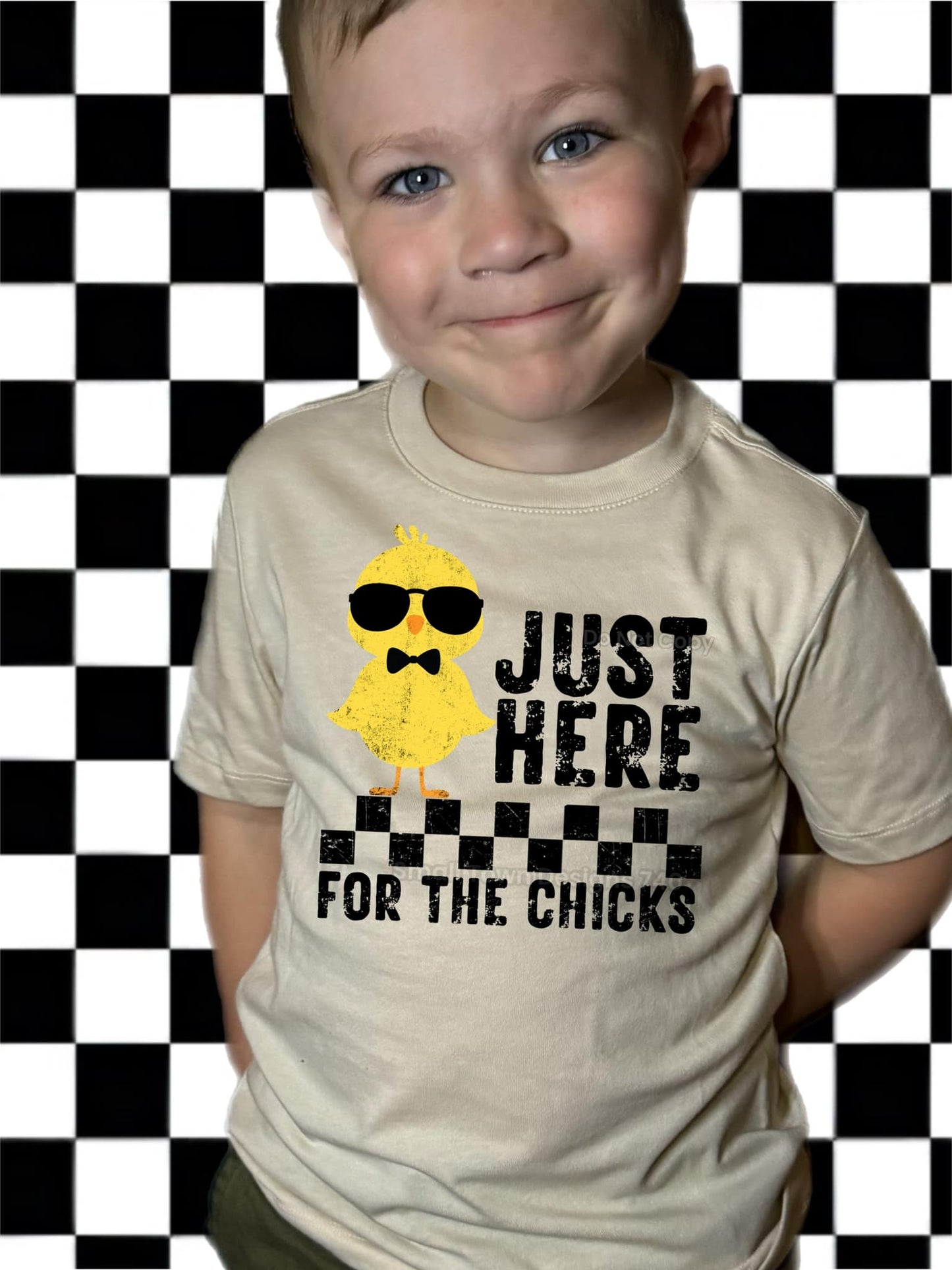 Just Here For The Chicks DTF Transfer