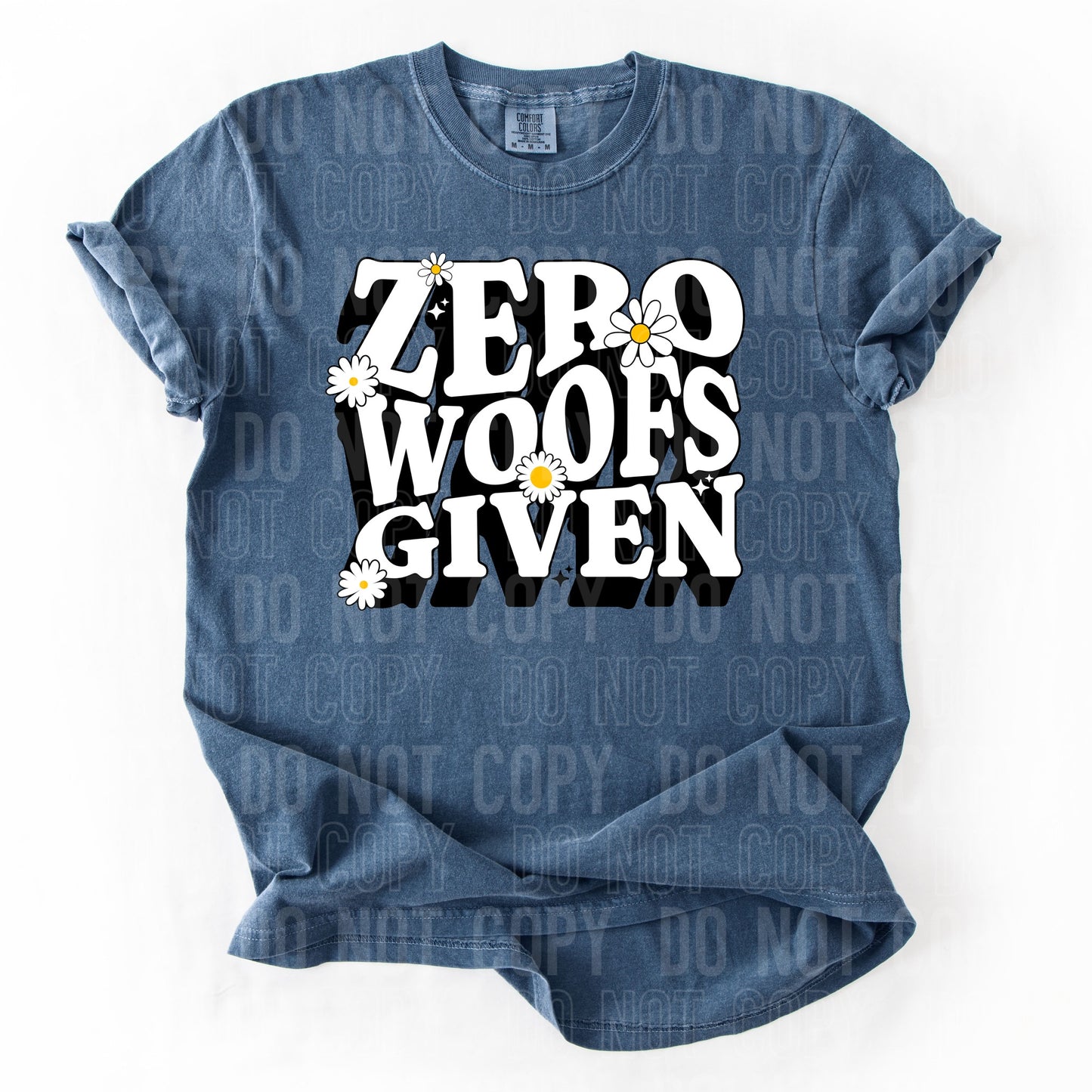 Zero Woofs Given DTF Transfer