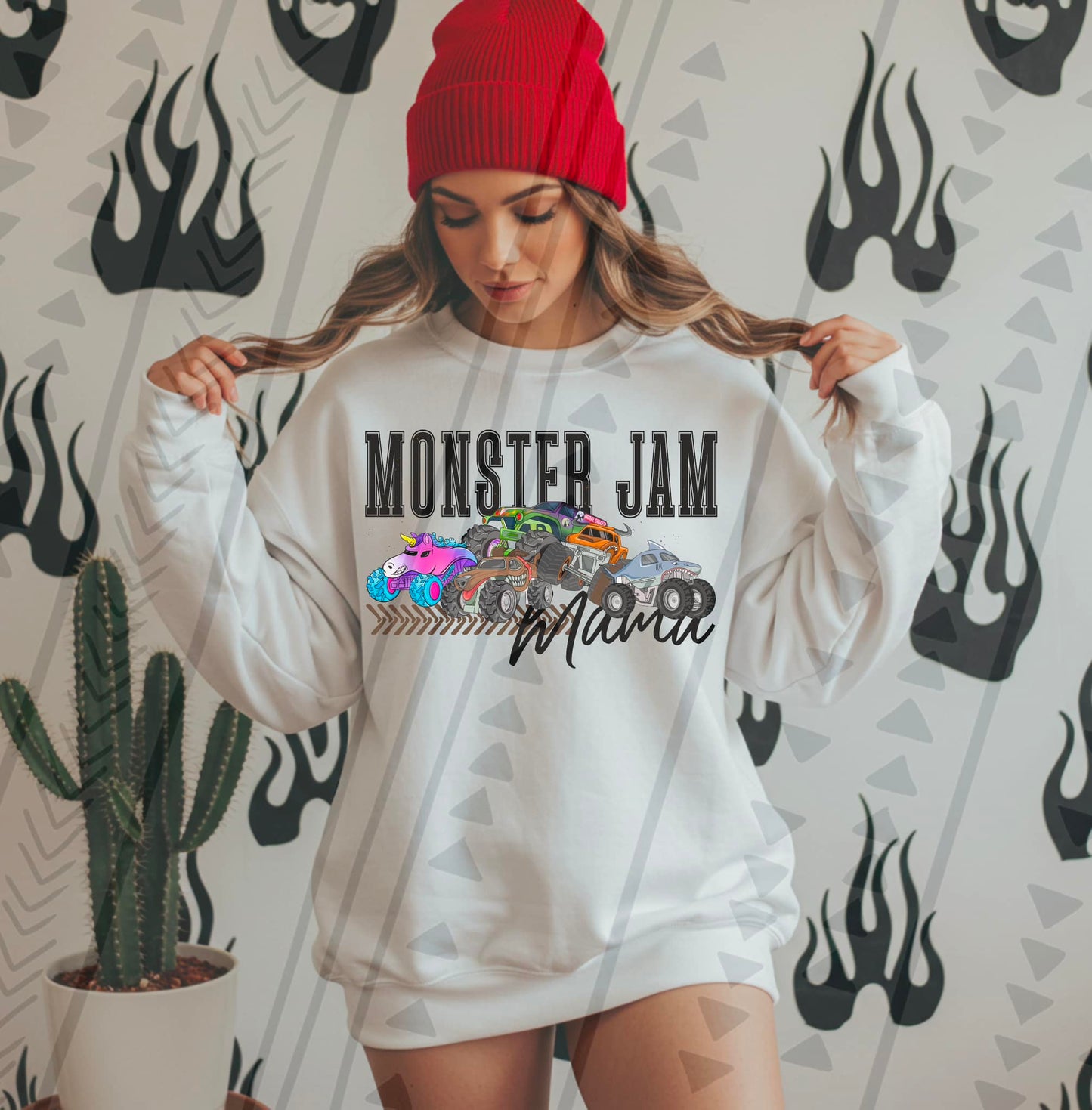 Monster Jam Mama DTF Transfer