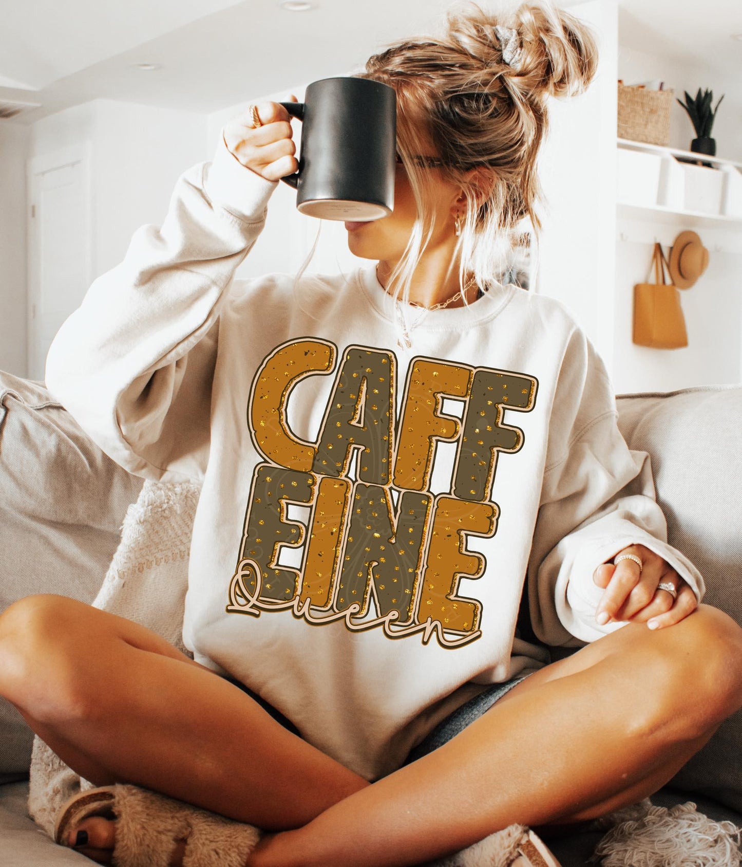 Caffeine Queen DTF Transfer