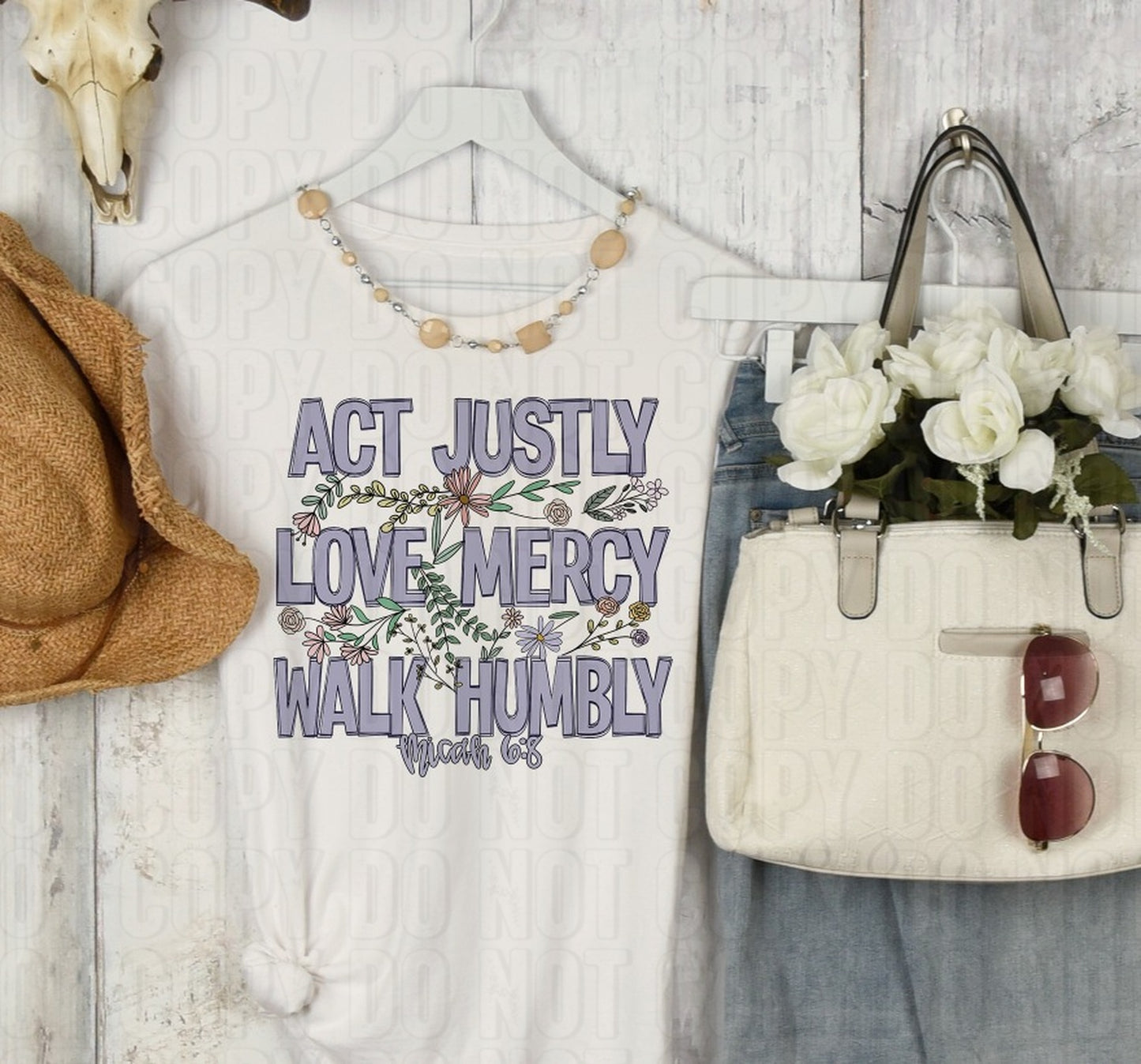 Act Justly DTF Transfer