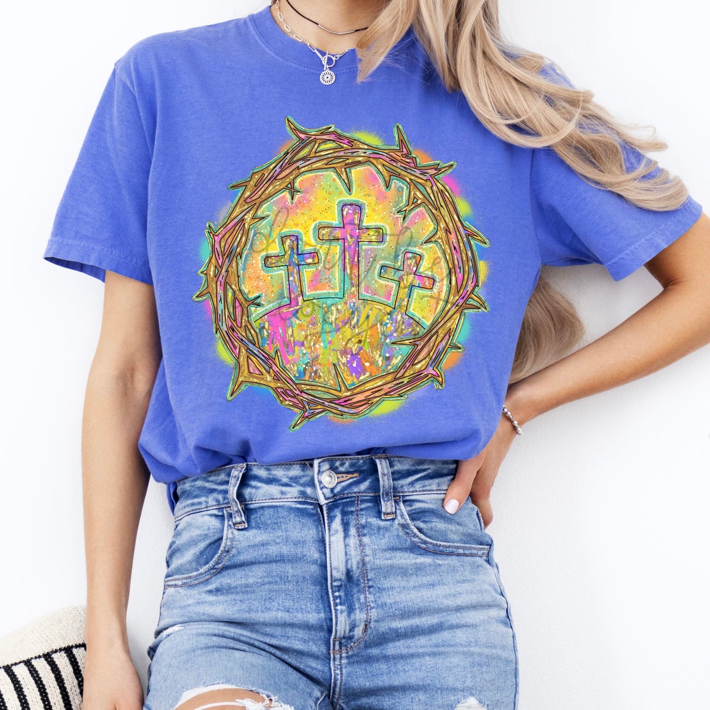 Crown Of Thorns Easter Bright DTF Transfer