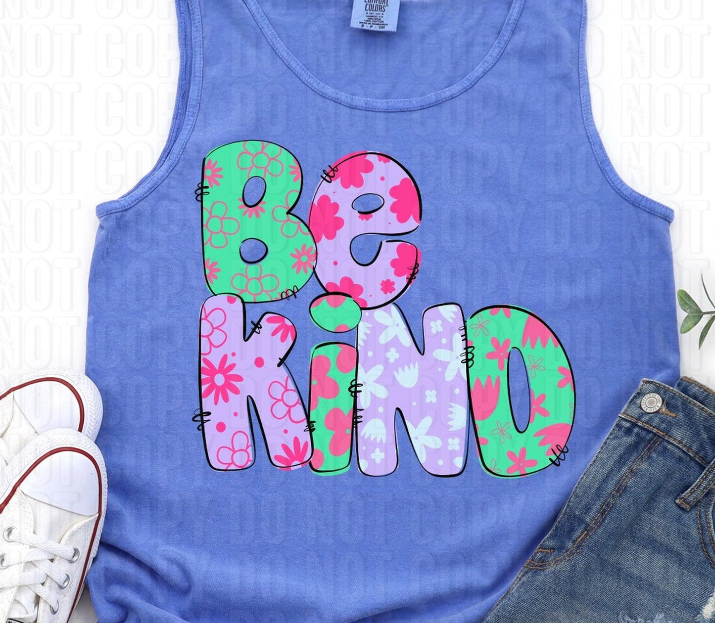 Be Kind Doodle DTF Transfer