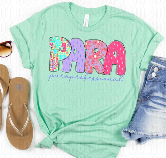 Para Doodle DTF Transfer