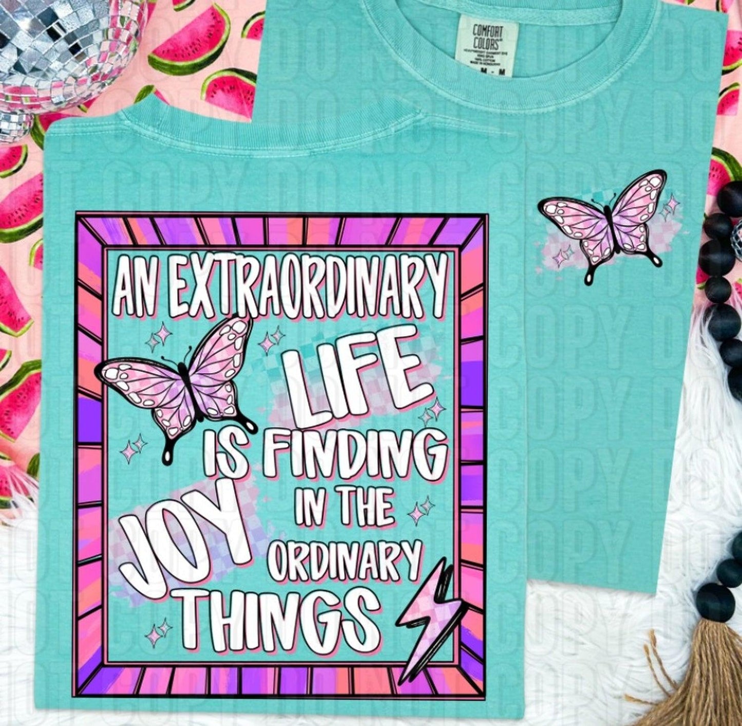An Extraordinary Life Front/Back DTF Transfer