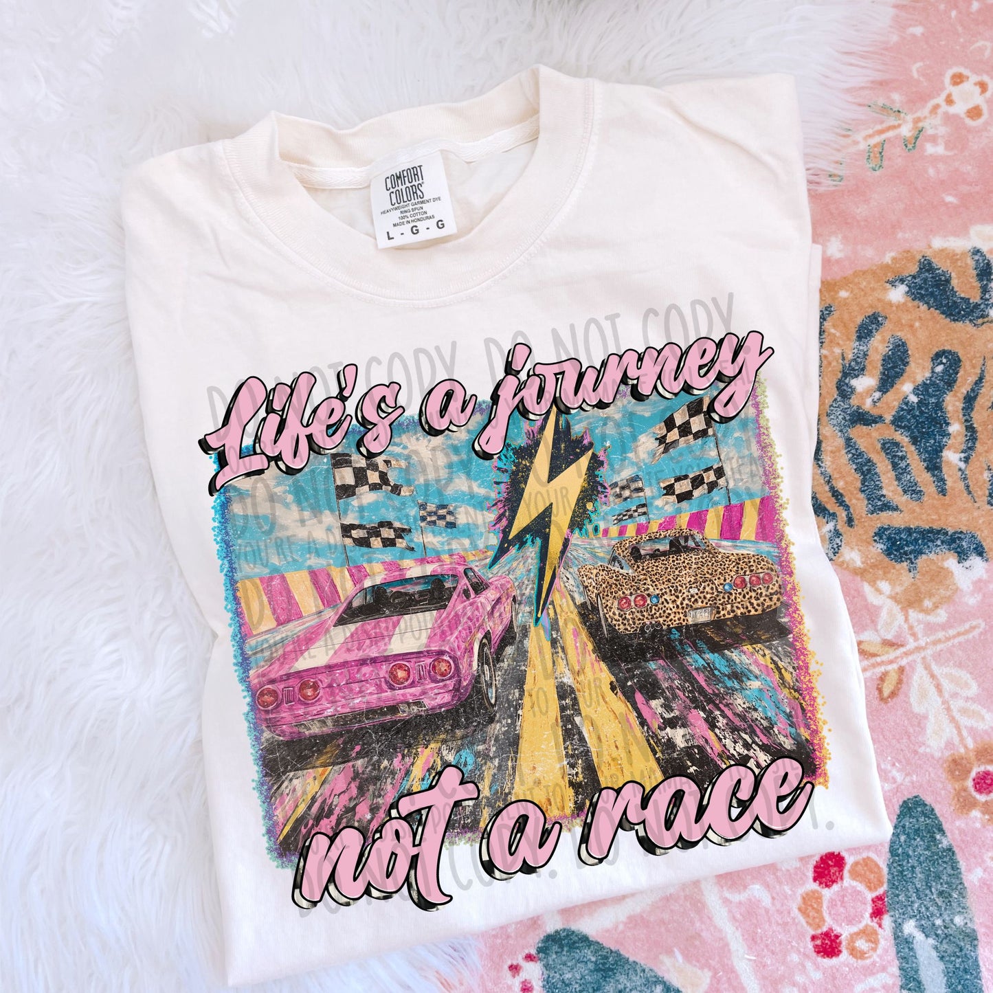 Life's A Journey Not A Race DTF Transfer