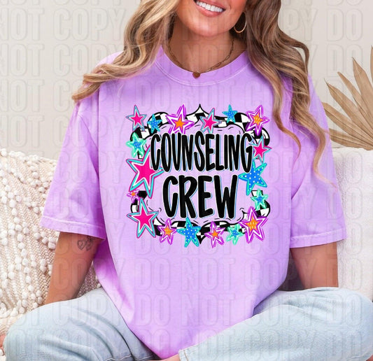 Counseling Crew Doodled DTF Transfer