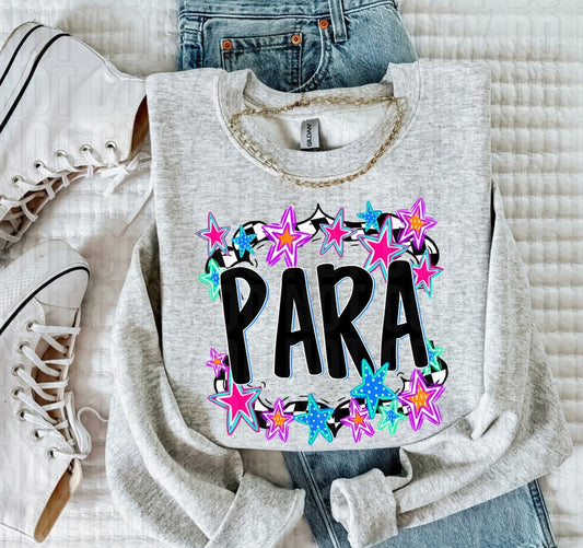 Para Doodled DTF Transfer