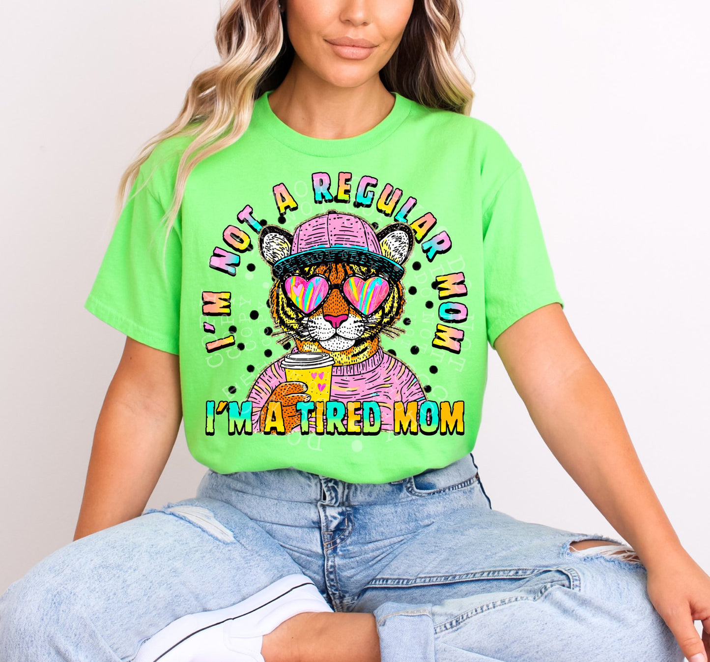 I'm A Tired Mom DTF Transfer