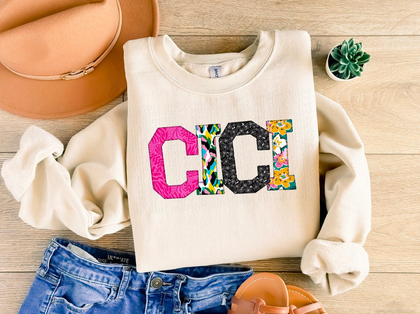 Cici Overlock Bright DTF Transfer