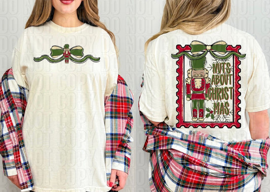Nuts About Christmas Medium Skin Front/Back DTF Transfer