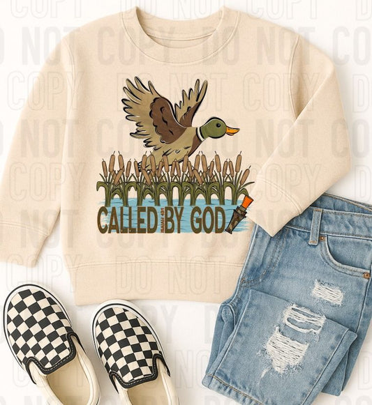 Called By God Orange DTF Transfer