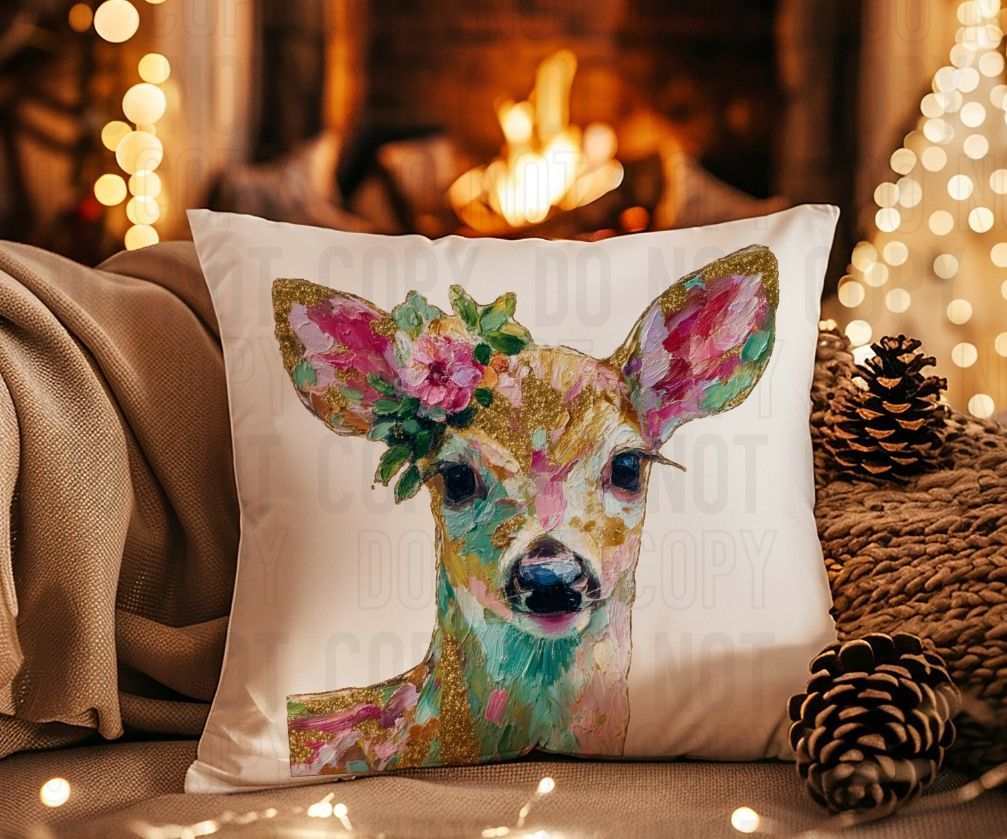 Painted Doe DTF Transfer
