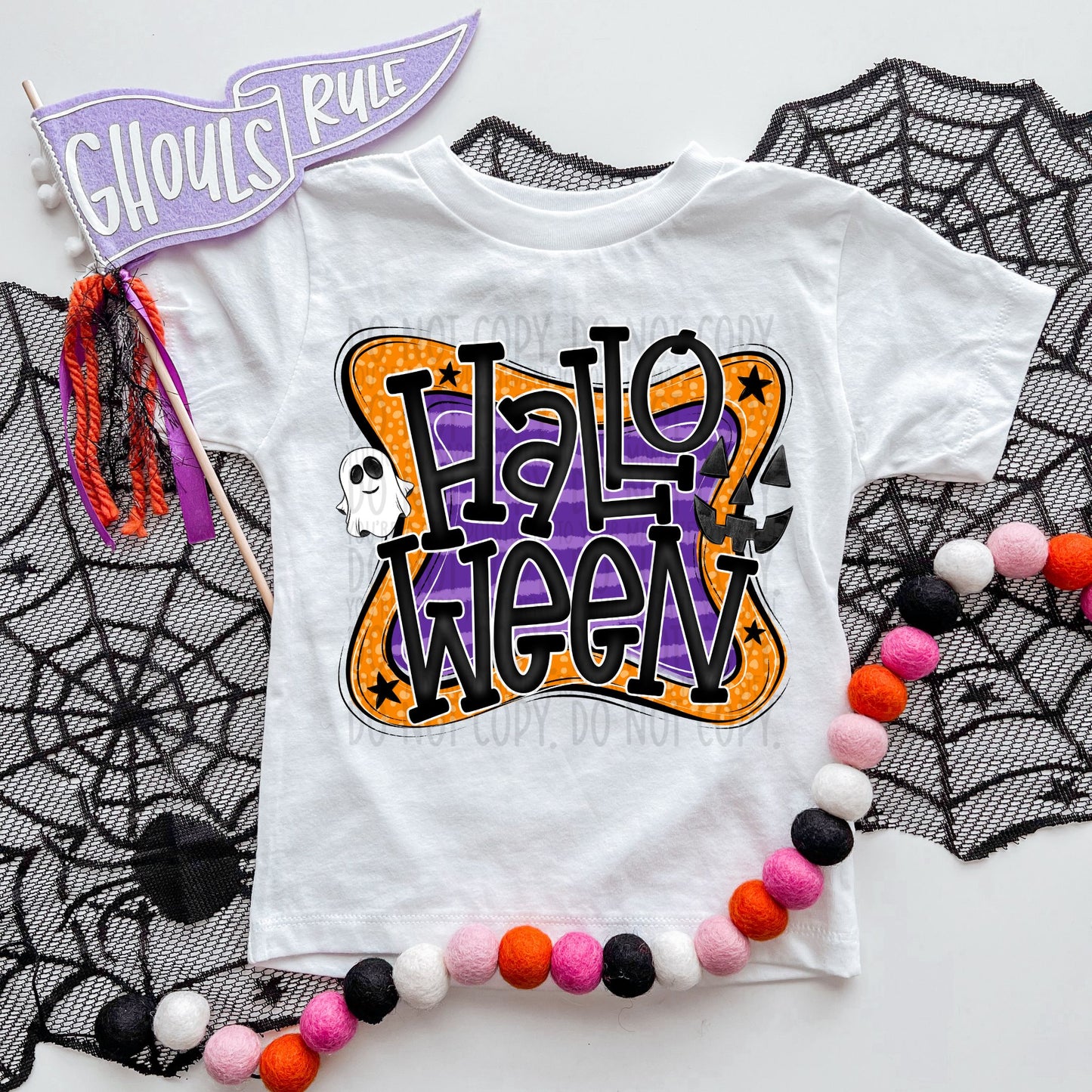 Halloween Border DTF Transfer