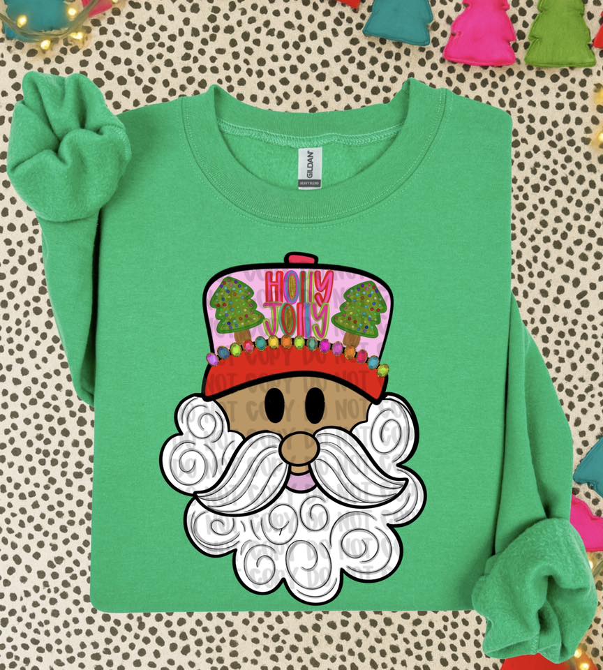 Holly J Santa DTF Transfer