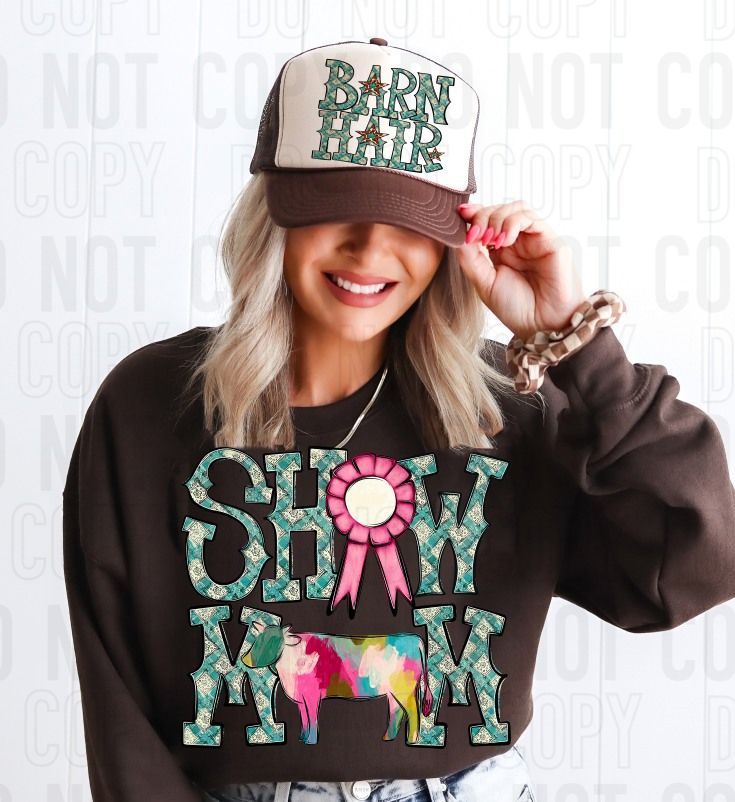 Show Mom Cow DTF Transfer