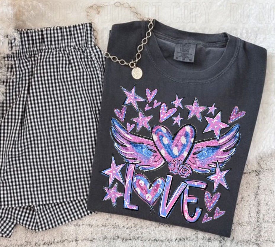 Love Collage DTF Transfer