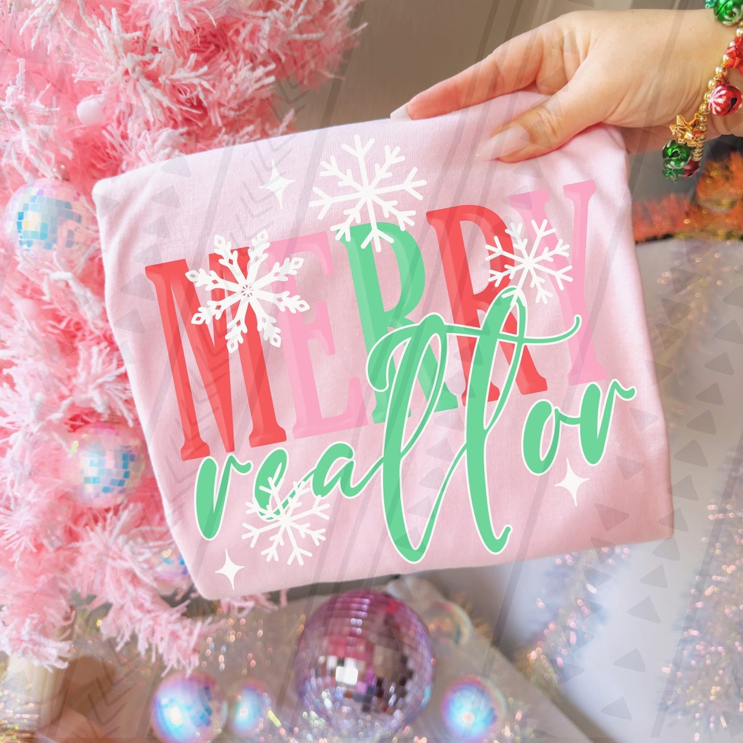 Merry Realtor DTF Transfer