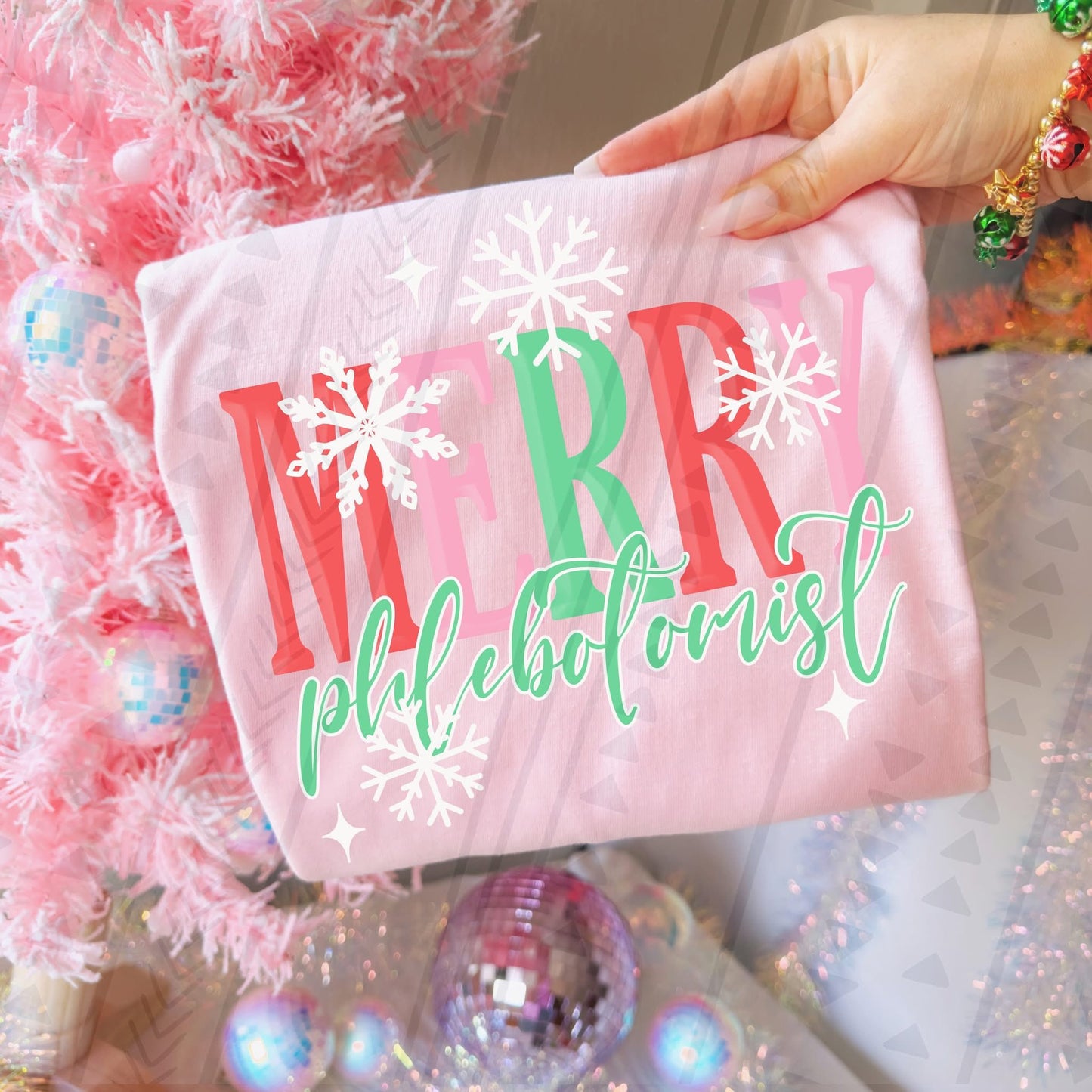 Merry Phlebotomist DTF Transfer