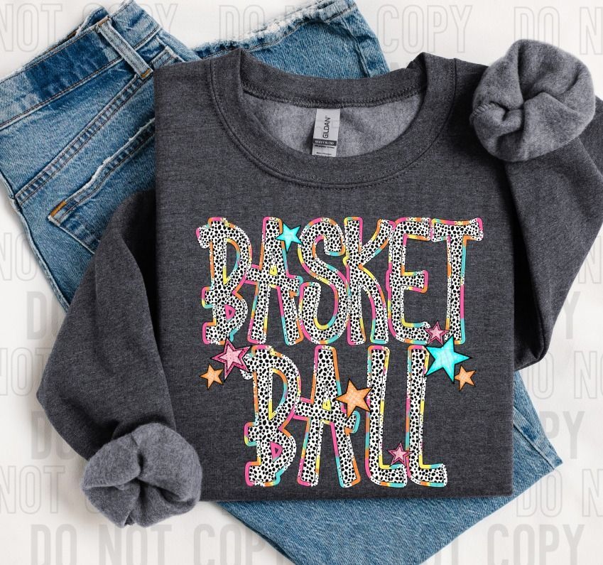 Basketball Dottie Bright DTF Transfer