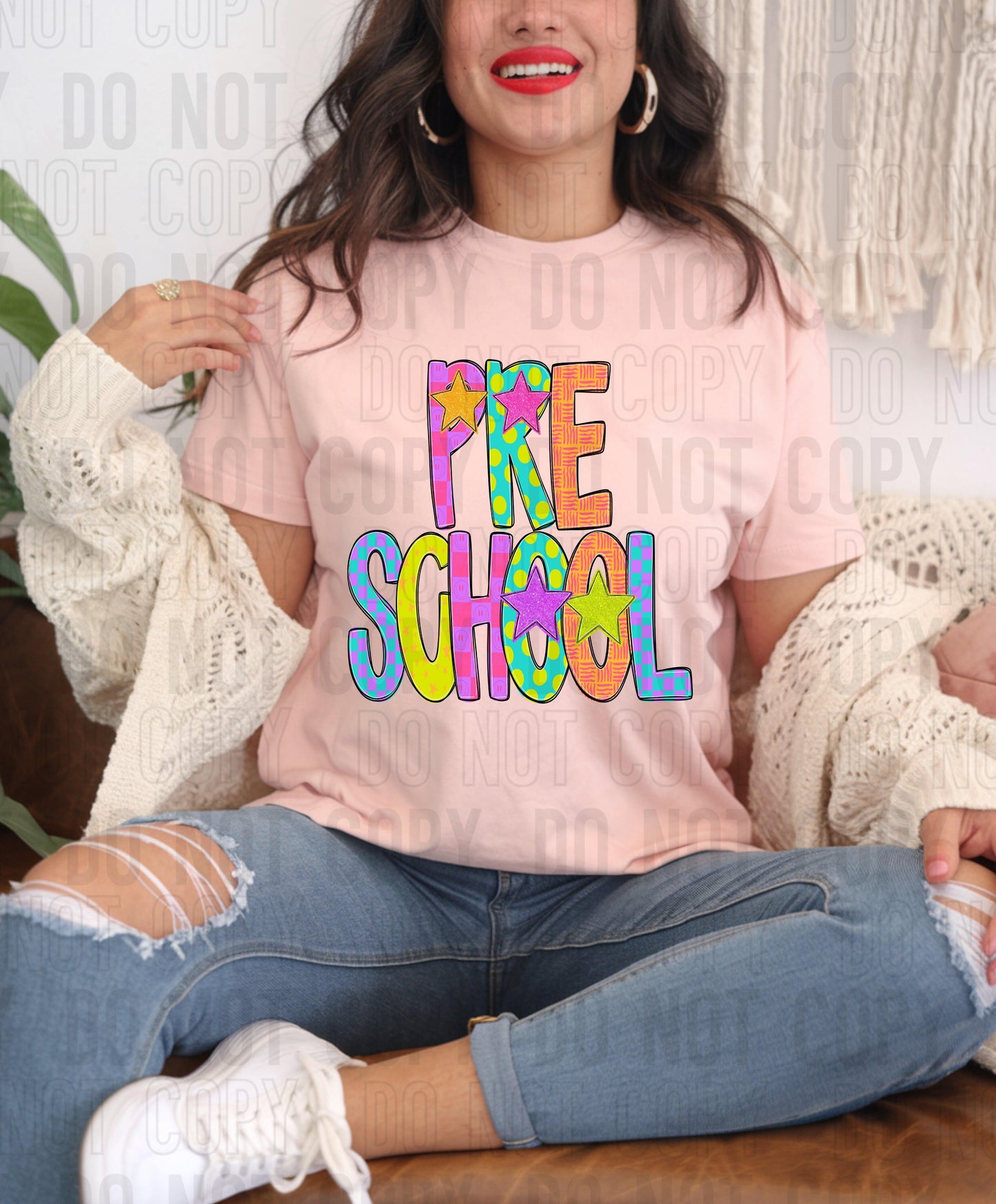 Pre School Preppy School DTF Transfer