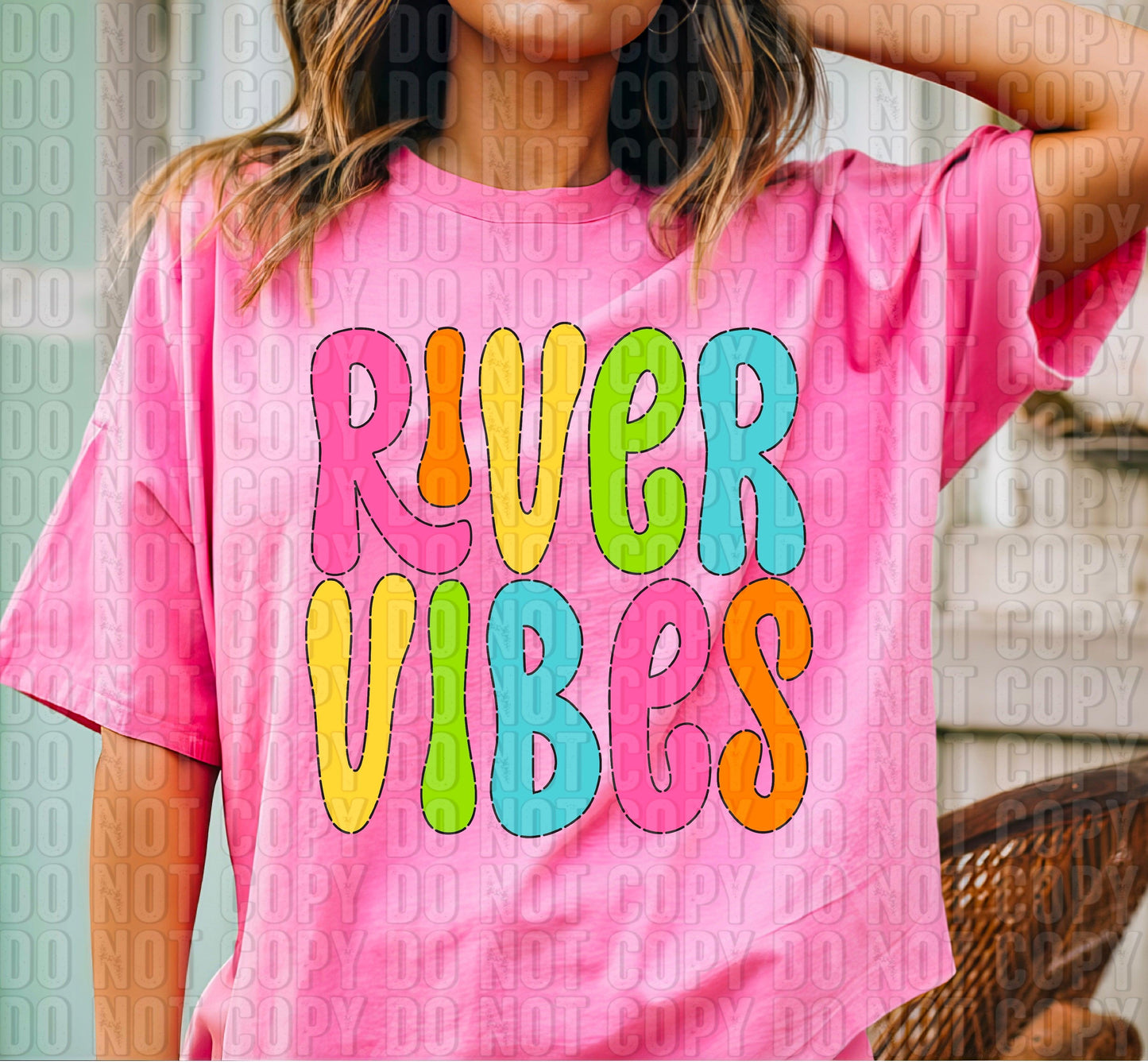 River Vibes DTF Transfer