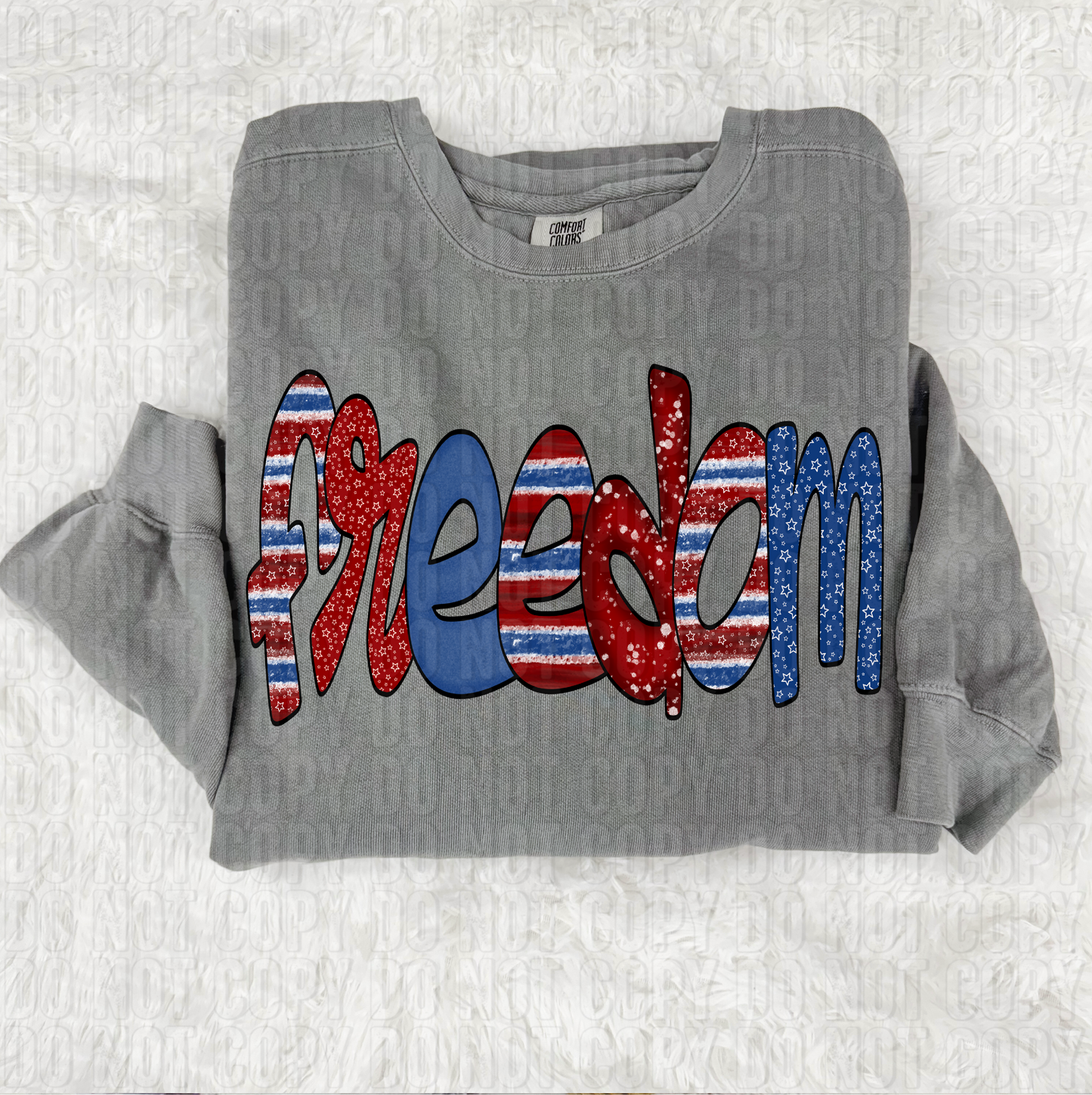 Freedom Doodle DTF Transfer