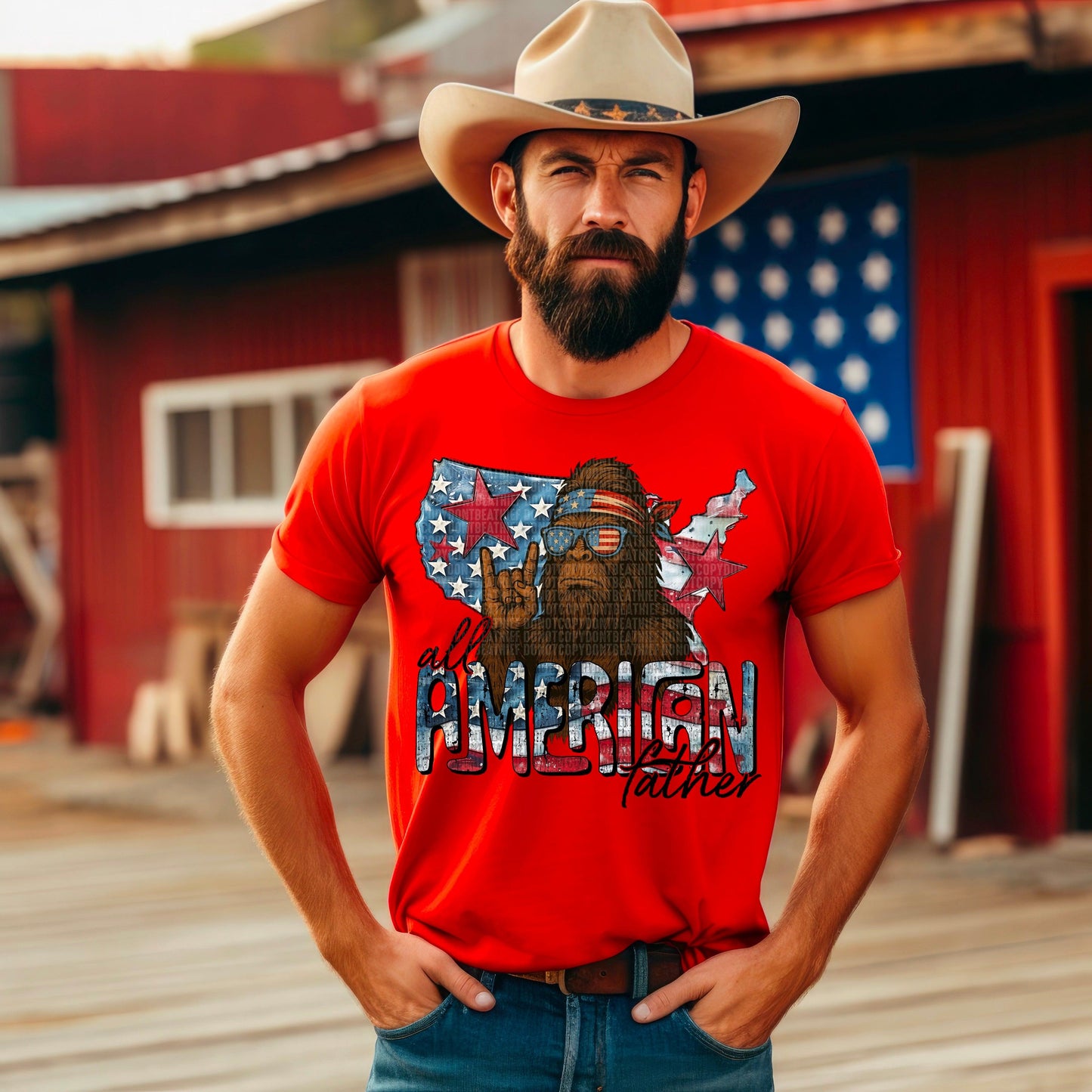 All American Father DTF Transfer