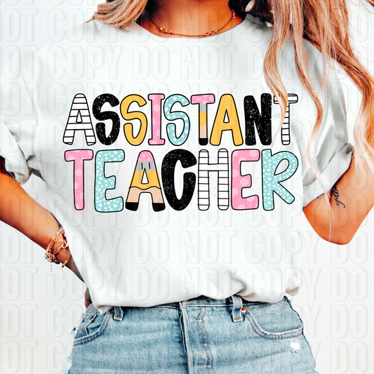 Assistant Teacher DTF Transfer