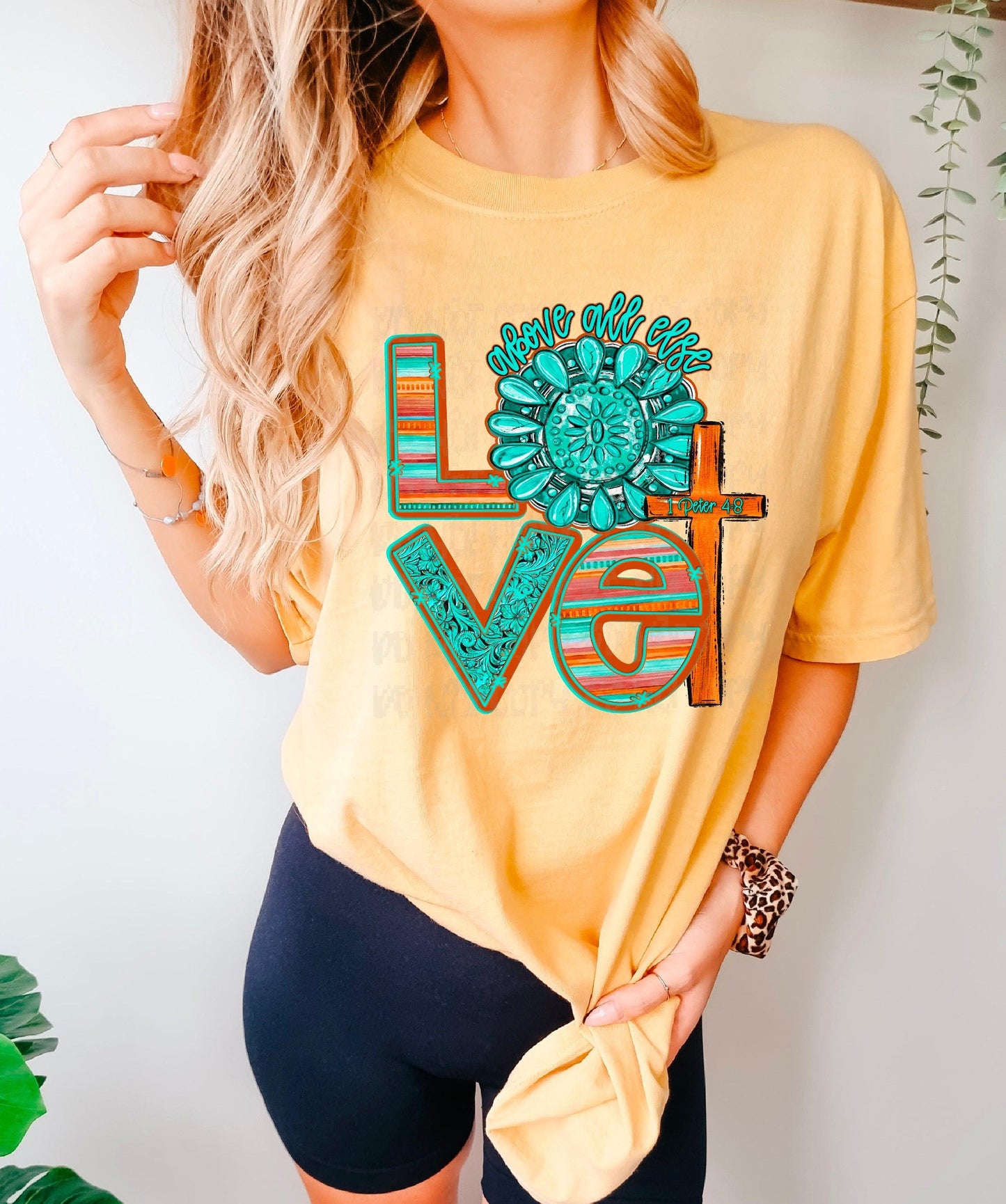 Love Above All Else DTF Transfer