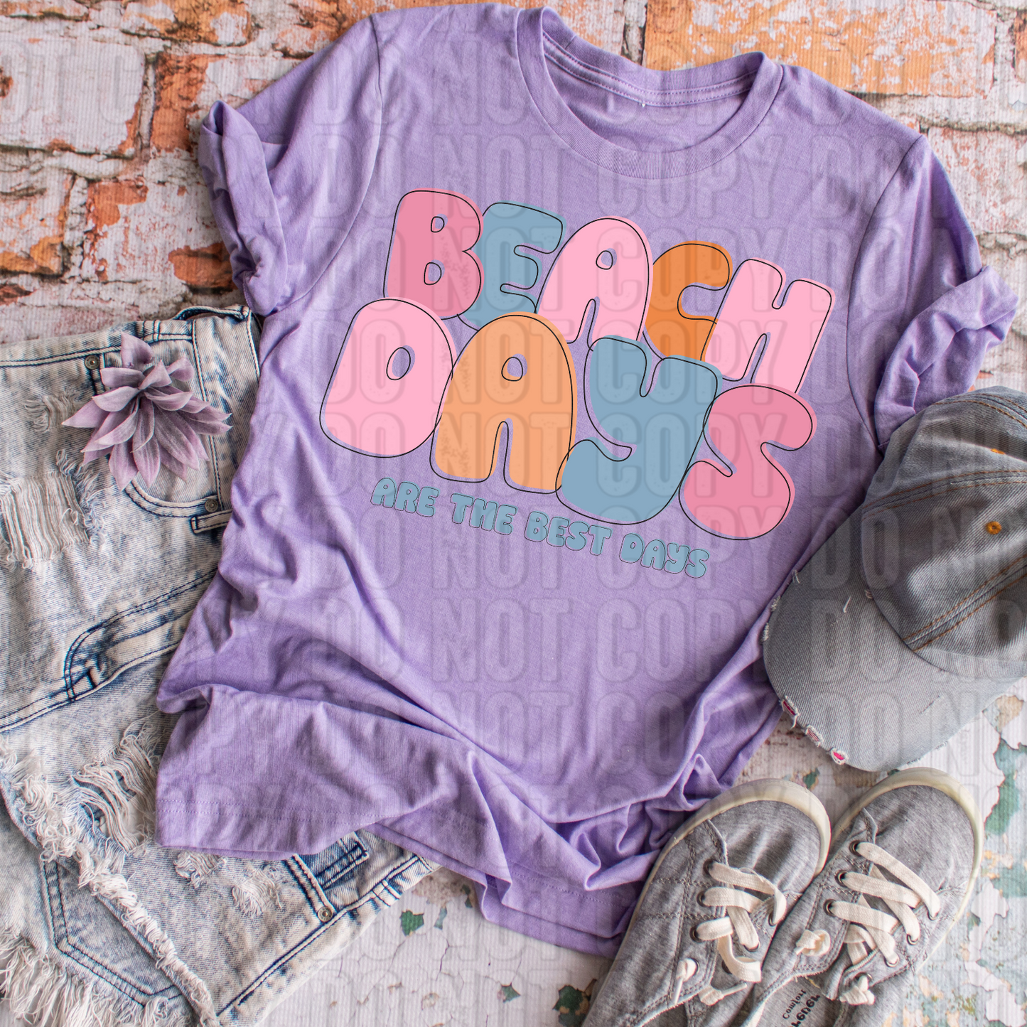 Beach Days Are The Best Days DTF Transfer