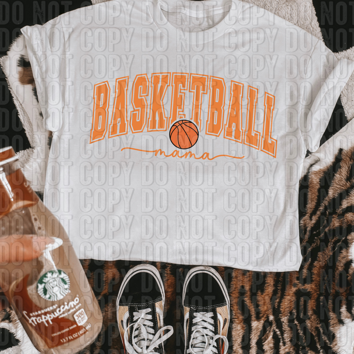 Basketball Mama Orange DTF Transfer