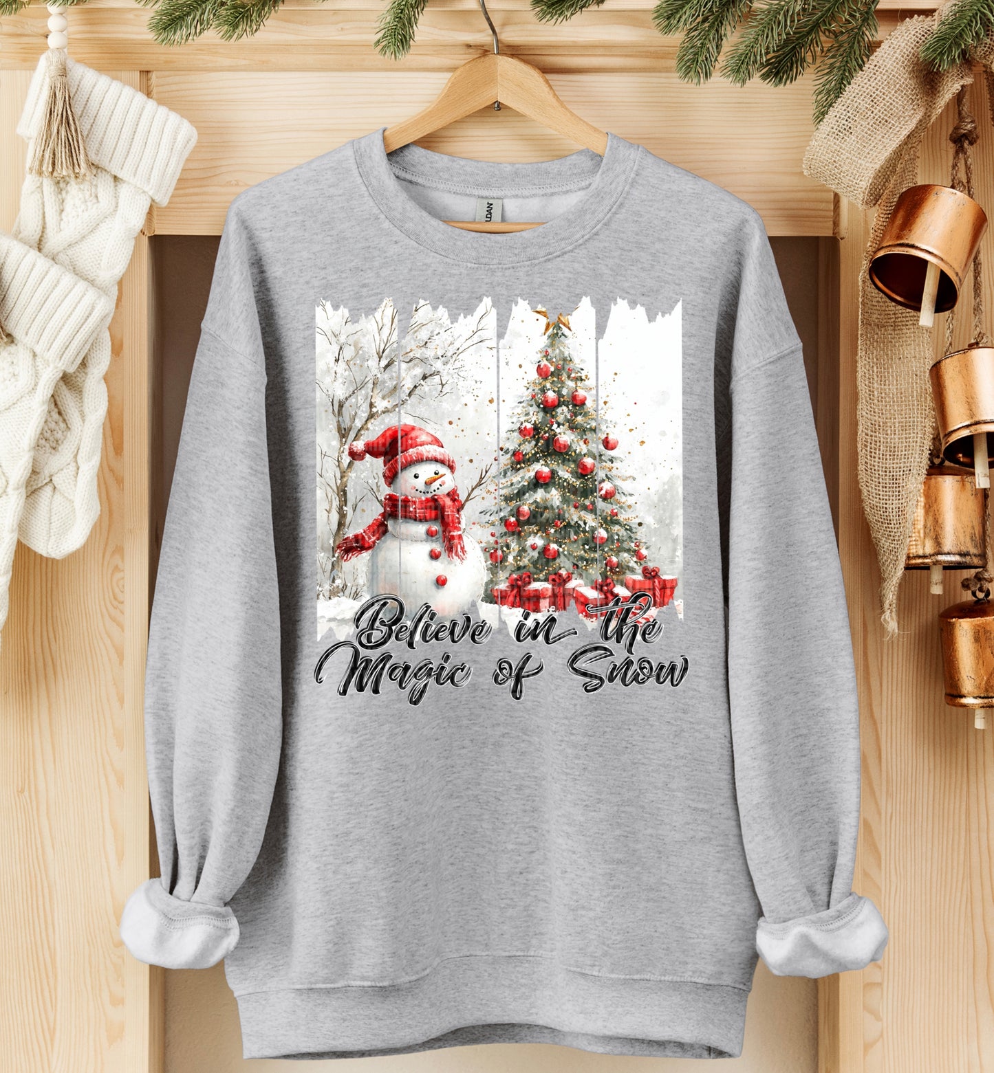 Believe In The Magic Of Snow DTF Transfer