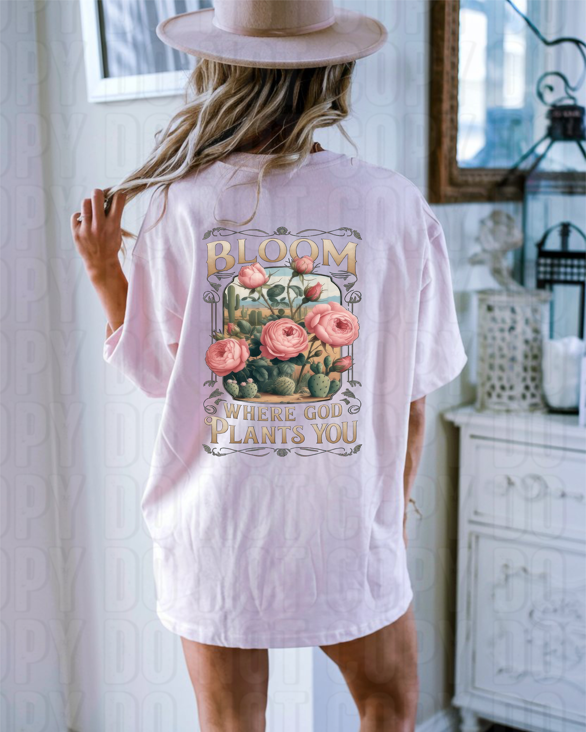 Bloom Where God Plants You DTF Transfer