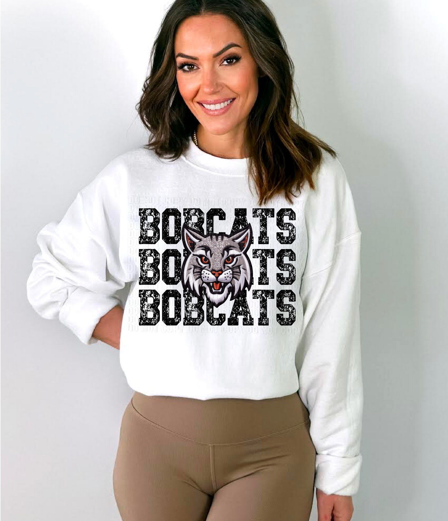 Bobcats Stacked DTF Transfer